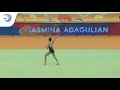 Iasmina AGAGULIAN (ARM) - 2018 Rhythmic Europeans, all-around final ball