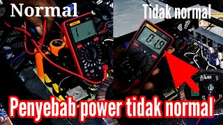 Cara mudah mencari permasalahan suara tidak normal power mcrd V5