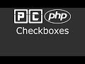 PHP beginners tutorial 45 - checkboxes