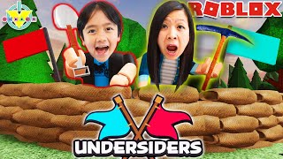Ryan's Mommy plays CAPTURE THE FLAG in Roblox Undersiders Legacy!