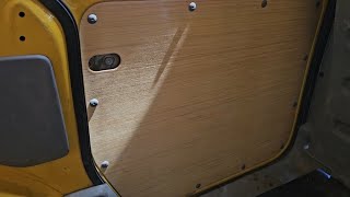 VW Caddy VAN - custom panel made (rear dore)