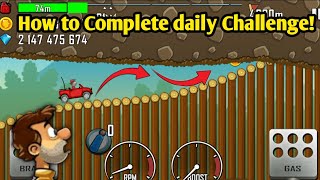 How to Complete Daily Challenge in Hill Climb Racing