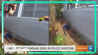 New video released in police shootout with suspect in multiple shootings in St. Pete
