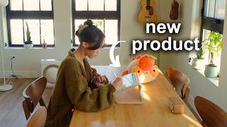 Starting My Manufacturing Journey! Making a Plushie Day 1 ✿ Small Business Diaries