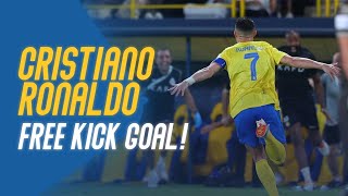 هدف كريستيانو رونالدو الرائع في مرمى ضمك🤩🚀Cristiano Ronaldo Amazing free kick goal AlNassr - Damac