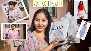 HUGE AJIO BIG BOLD SALE TRY ON HAUL 2022 | Dresses, Skirts, Trousers