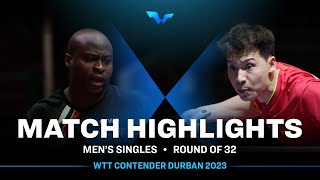 Sun Wen vs Quadri Aruna | MS R32 | WTT Contender Durban 2023