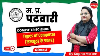 MP PATWARI SPECIAL | MP PATWARI EXAM | TYPES OF COMPUTER #2 | COMPUTER SCIENCE FOR MP PATWARI