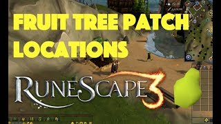 Fruit Tree Patch Locations, Runescape 3