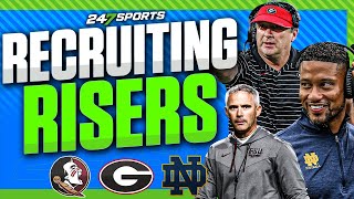 College football teams leading the 2024 recruiting rankings 📈 🏈 | Georgia, Florida St, Notre Dame
