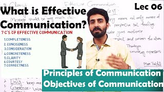 #06 Effective Communication || 7C's of Communication || BBA, MBA, Bcom