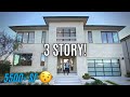 Touring a 3 Story New Construction Modern Home in Porter Ranch | Pat Tang's Property Tour