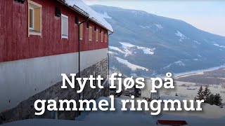 Nytt fjøs på gammel ringmur