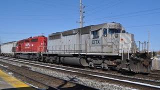 Amazing Railfanning! BNSF UP NS CSX DME CITX and More!