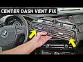 BMW 5 SERIES CENTER DASH AC VENT BROKEN REBUILD F10 F11 520i 523i 525i 528i 530i 535i 518d 520d 525d