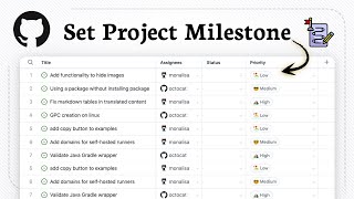 How to create a milestone in a GitHub project