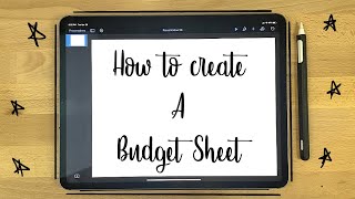 How to create your own Budget Sheet | Keynote + iPad Pro 2020 | Essentially Planning