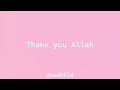Maher Zain - Thank you Allah || sped up