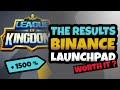 1500 % PROFIT. LEAGUE OF KINGDOMS LAUNCHPAD RESULTS. BUY THE GRAPH(GRT) COIN. BINANCE. CRYPTO | WMI