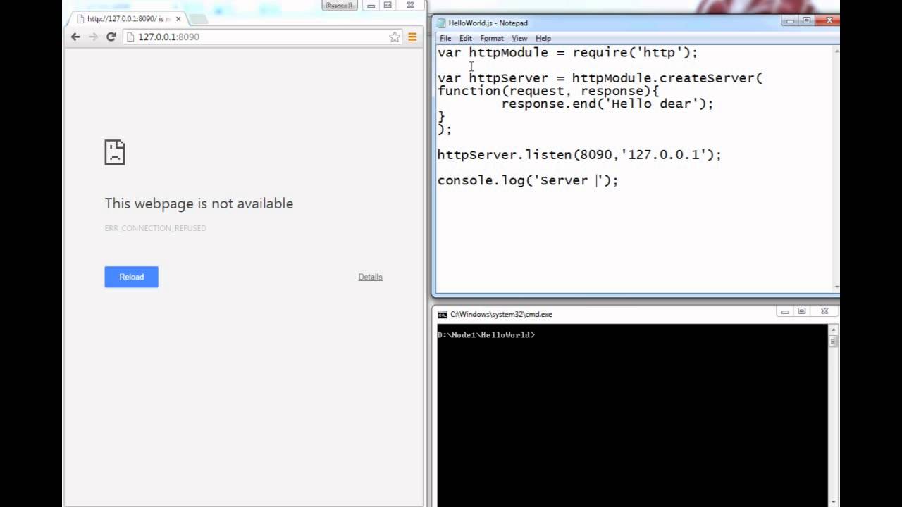 Node JS - Hello World - YouTube