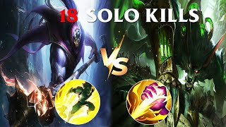 JAX VS WARWICK (JUNGLE) | 18 SOLO KILLS