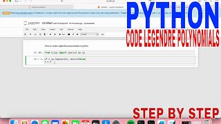 ✅ How To Code Legendre Polynomials In Python 🔴