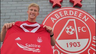 Ross McCrorie's first interview as a Dons player