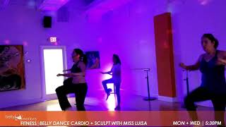 BELLY MOTIONS FITNESS BELLY DANCE CARDIO + SCULPT WITH MISS LUISA
