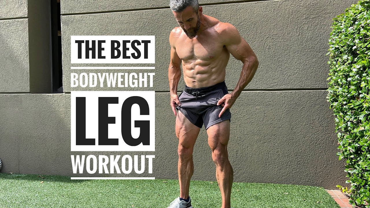 The Bodyweight Leg Workout You Probably Can’t Finish! - YouTube