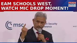 S Jaishankar Shows 'Inked Index Finger', Schools West Over Democracy, Watch EAM's 'Mic Drop' Moment