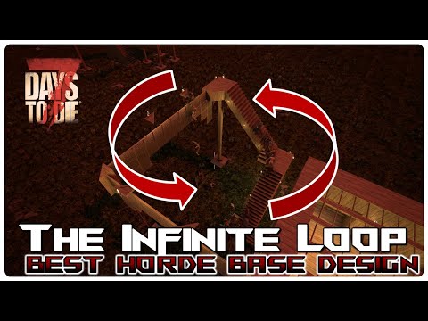 7 Days to Die V1 ¡La ÚLTIMA prueba nocturna de Horde de diseño de base de Horda desde el principio hasta el final del juego! Tutorial