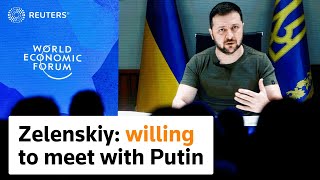 Ukraine's Zelenskiy willing to meet with Putin to end the war