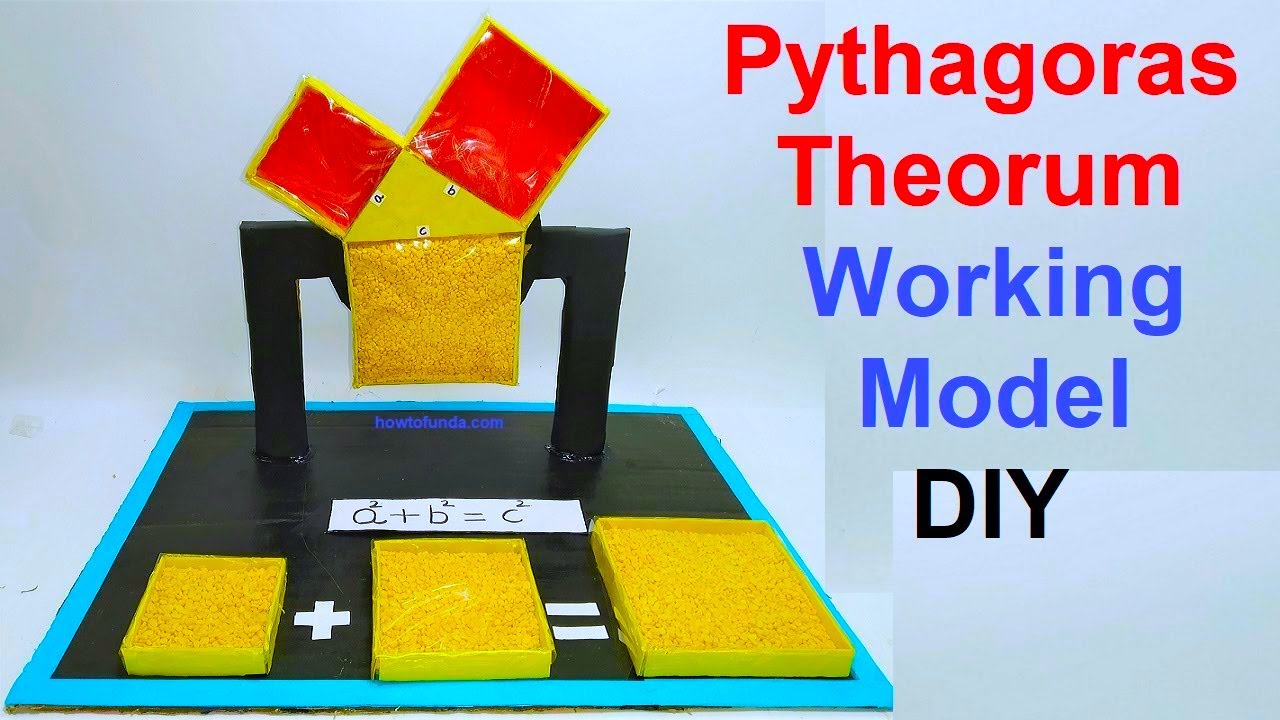 Pythagoras Theorem Working Model Math's Project | DIY | Craftpiller ...