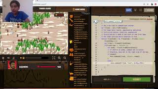 solutions for timber guard in javascript code combat