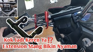 Pasang Extension Stang + Holder Gub P30 Di Polytron Fox R‼️Selain Nyaman,Ternyata Tambah Keren