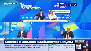 Le Grand entretien : Les patrons inquiets pour l'économie française