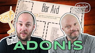 Adonis Cocktail Recipe from the Bar Aid - Episode 1 - The Vintage Bartender