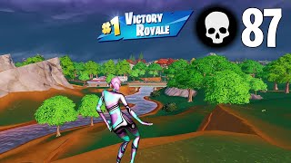 87 Elimination Solo vs Squads Wins Full Gameplay (Fortnite Chapter 4)