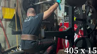 405 x 15 Squat