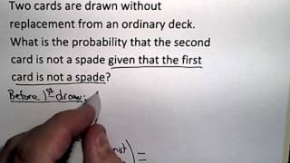 Conditional Probability Problem With Cards