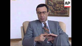 BULGARIA: SOFIA: PRESIDENT PEAR STOYANOV GIVES HIS OPINION OF ELECTION