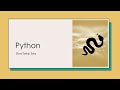 Differences Between Python 2 and Python 3