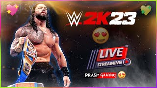 WWE 2K23 LIVE - Stunner Girls VS Spear Guys - Intergender Match || Prash Gaming