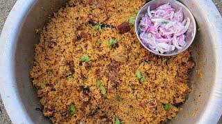 ஆம்பூர் மட்டன் தம் பிரியாணி / World Famous Ambur Mutton Dum Biryani Recipe in Tamil / Goat Biryani