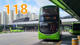 SBS3307Y - GAS Bus Service 118 [Volvo B9TL (Wright Eclipse Gemini 2) (Batch 2)]