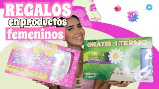 COMPARANDO LOS REGALOS QUE DAN CON LAS TOALLAS FEMENINAS ¿cuál fue el mejor?