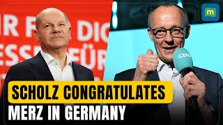 Friedrich Merz joins celebrations | Scholz takes responsibility for defeat | Germany Politics | N18G