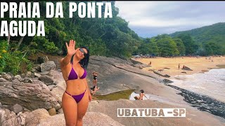 Conheça a Praia da Ponta Aguda em Ubatuba: Beleza e Tranquilidade