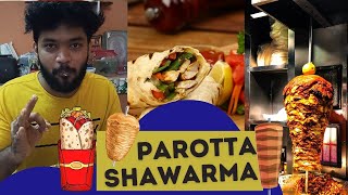 പൊറോട്ട ഷവർമ | വെറും ₹60 രൂപയ്ക്കു | Parotta Shawarma | Budget Friendly shawarma in Tvpm #shorts