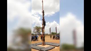 Cultural Game in Sri Lanka - Climbing Greased Tree (ලිස්සන ගහ නැගීම)